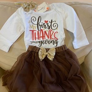 FIRST THANKSGIVING OUTFIT
